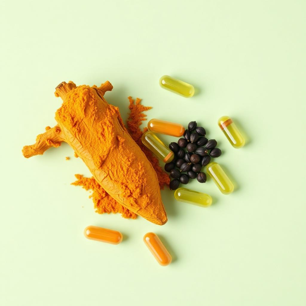 Fitraflex Joint Support ingredients: turmeric curcuminoids and black pepper piperine